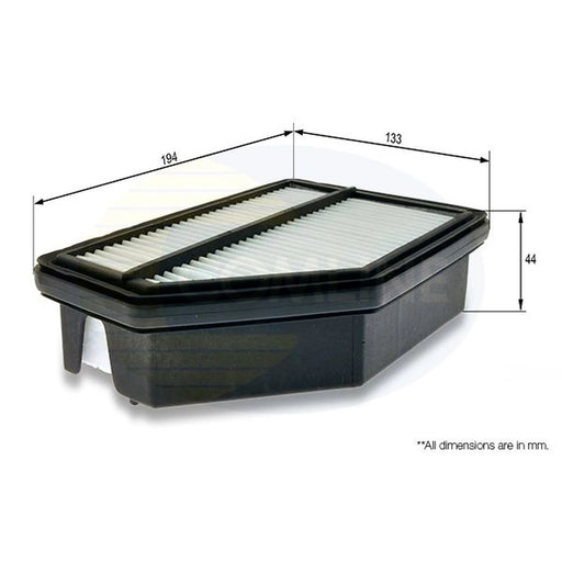 Comline Service Kit with Air, Oil & Cabin Filters fits Honda Civic VIII