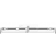 Borg & Beck Brake Hydraulic Hose Line Front Right BBH7992