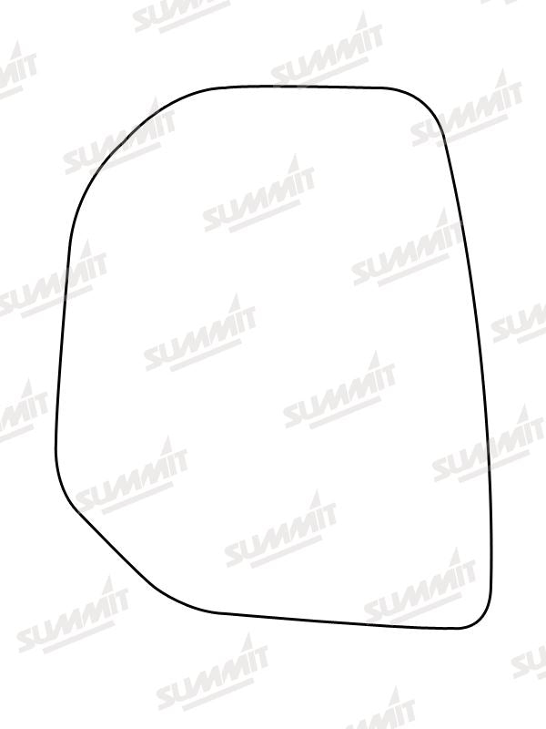 Summit Non-Heated Base Plate With Commercial Mirror Glass fits Peugeot Partner, Citroen Berlingo LHS Summit - Bars 4 Cars