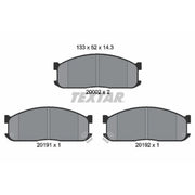 Textar Front Brake Pad Set 2000201