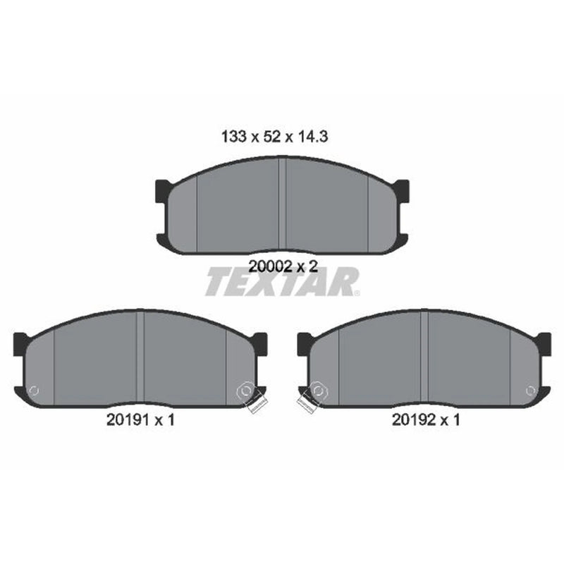 Textar Front Brake Pad Set 2000201