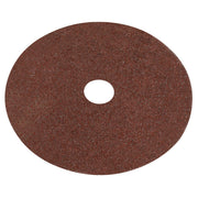 Sealey Fibre Backed Disc115mm 24Grit Pack of 25 WSD4524 Sealey - Dynamic Drive
