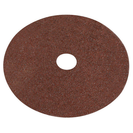 Sealey Fibre Backed Disc115mm 24Grit Pack of 25 WSD4524 Sealey - Dynamic Drive