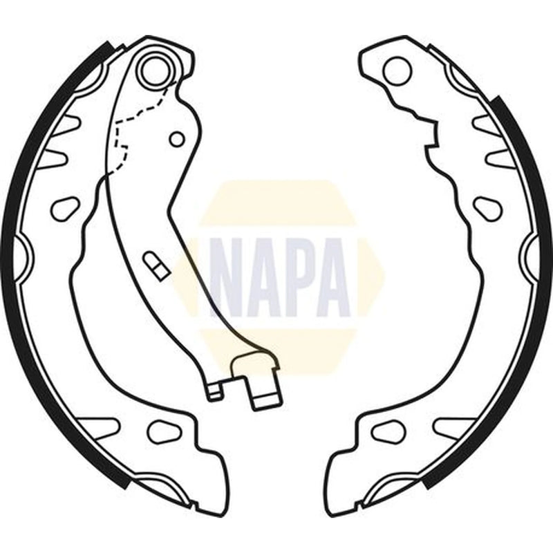 NAPA Brake Shoe Set Axle Kit NBS1059