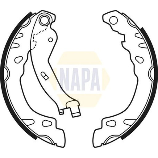 NAPA Brake Shoe Set Axle Kit NBS1059