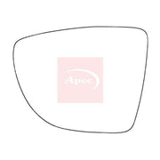 Apec Exterior Wing Mirror Glass Left fits Nissan Micra V 2016 on 0.9 1.0 1.5