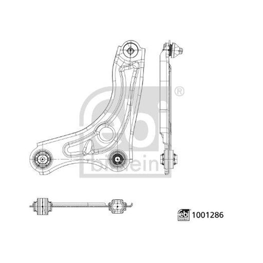 Febi Control/Trailing Arm Front Left 1001286