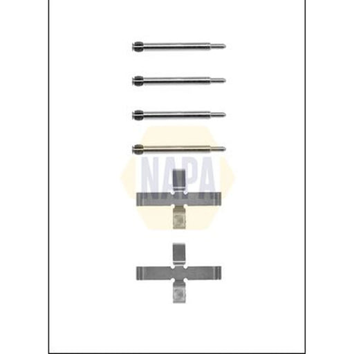 NAPA Brake Pad Accessory Fitting Kit Rear fits Volvo 740 1984-1992 2.0 2.3 2.4