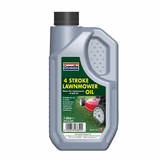 Granville 4 Stroke Lawnmower Oil Garden Machinery Oil Fluid SAE 30 1 Litre Granville - Dynamic Drive