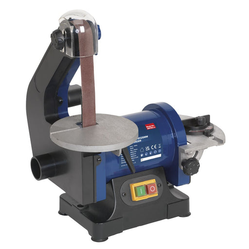 Sealey Belt/Disc Sander 25 x 762mm/ï125mm 250W/230V SM750 Sealey - Dynamic Drive