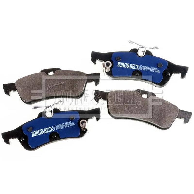 Borg & Beck Front & Rear Brake Discs & Pads fits Honda Civic IX Tourer 2014-2016