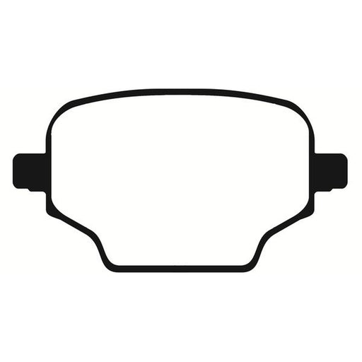 Abtex Rear Brake Pad Set fits Citroën Berlingo 2018-2019 1.2 1.5