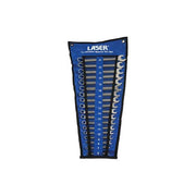 Laser Combination Spanner Set 6 - 24mm 18pc 6758 Laser - Dynamic Drive