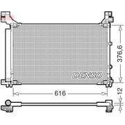 Denso Air Conditioning Condenser DCN50133