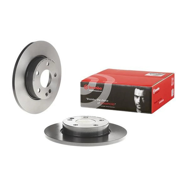 Brembo 2 x Solid Brake Discs fits Mercedes-Benz A-Class 2004-2012