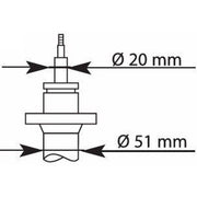 KYB 2 x Shock Absorbers fits BMW 3 1982-1994 2.7