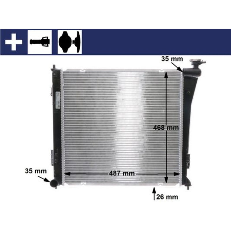 Mahle Engine Radiator CR 848 000S