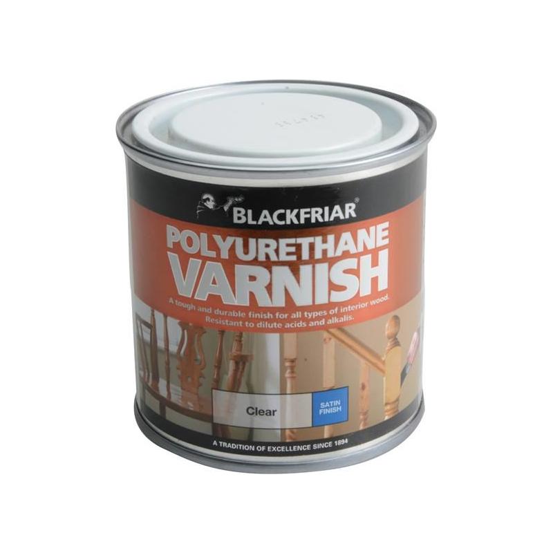 Blackfriar Polyurethane Varnish P100 Clear Satin 250ml Blackfriar - Dynamic Drive
