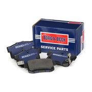 Borg & Beck Rear Brake Solid Discs & Pads fits Honda Cr-V 2001-2007 2.0