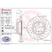 Brembo Xtra Front / & Rear / Brake Discs & Pads fits BMW 3 2010-2012
