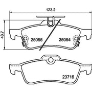 Mintex Front & Rear Pads fits Honda Civic IX 2015-2016 2.0