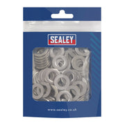 Sealey Stainless Steel Flat Washer DIN 125 - M10 A2 - Pack of 100 SSW10 Sealey - Dynamic Drive
