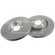 Borg & Beck Front Brake Vented Discs & Pads fits VW Bora I 2000-2005 1.8