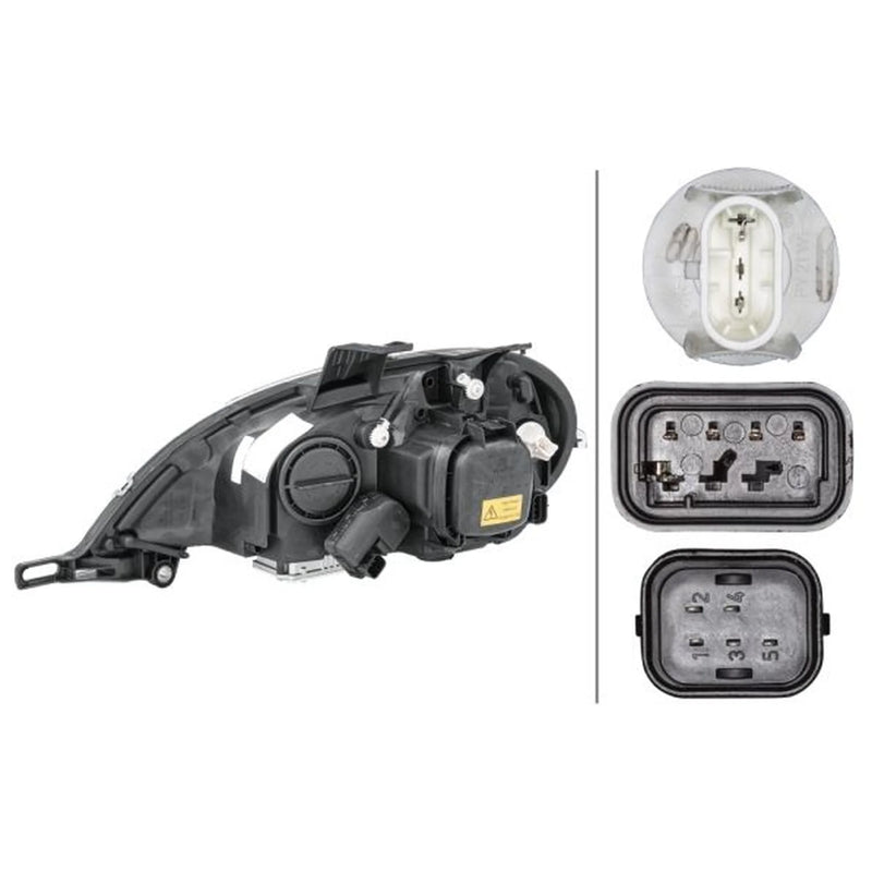 Hella Headlight Headlamp W5W Right fits Mercedes-Benz M-Class 1998-2005