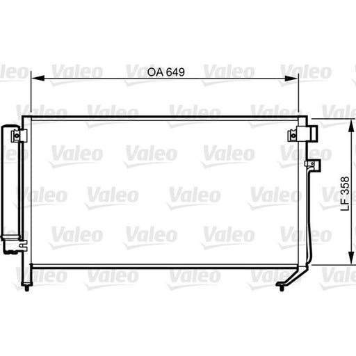 Valeo Air Conditioning Condenser 814312