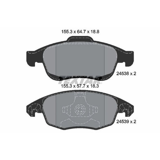 Textar Front Brake Pad Set 2453801
