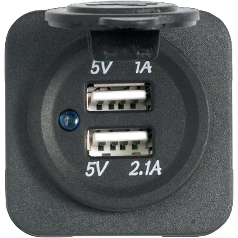CBE Double USB Charger 5V/1A & 5V/2.1A Retail Pack