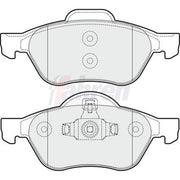 Fahren Front Brake Vented Discs & Pads fits Renault Clio III 2006-2014 2.0