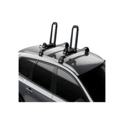 Thule Hull-a-Port Aero kayak rack foldable j-style black Thule - Bars 4 Cars