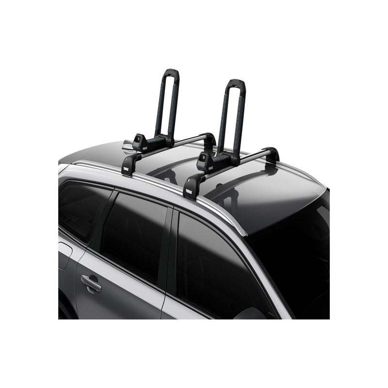Thule Hull-a-Port Aero kayak rack foldable j-style black Thule - Bars 4 Cars