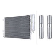 Hella Air Conditioning Condenser fits Nissan Kubistar 2003-2009 1.2 1.5 1.6