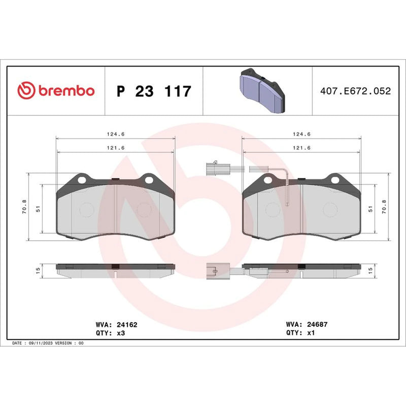 Brembo Front Brake Discs & Pads fits Abarth Grande Punto 2007-2010 1.4
