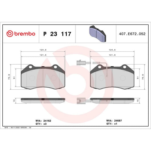 Brembo Front Brake Discs & Pads fits Abarth Grande Punto 2007-2010 1.4