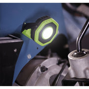 Sealey Rechargeable Pocket Floodlight with Magnet 360 7W COB LED Green Sealey - Dynamic Drive