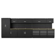 Sealey Premier Premier Storage System with Oak Worktop 5.6m APMSOAK Sealey Premier - Dynamic Drive