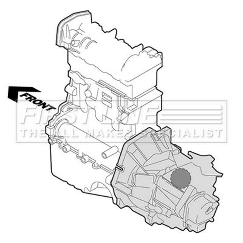 First Line Engine Mount Mounting fits Land Rover Defender Pick Up 2007-2016 2.4