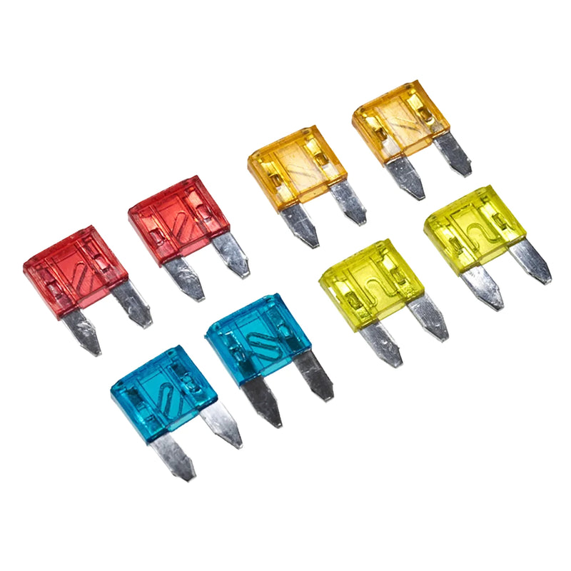W4 Mini Blade Fuses 8 Pack 5A-20A for Caravan & Motorhome