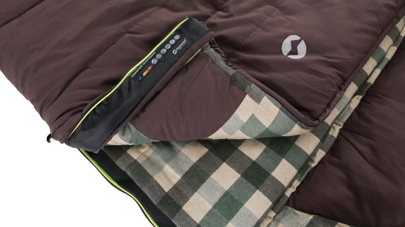Outwell Camper Supreme Brown Single Sleeping Bag Outwell - Dynamic Drive