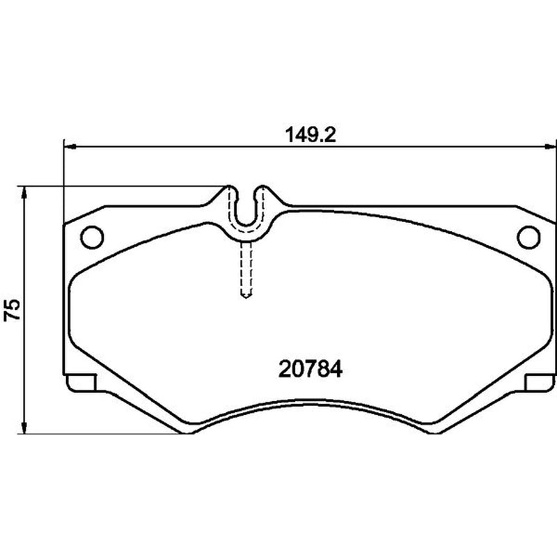 DON Front Brake Pad Set fits Mercedes-Benz G-Class 1979-2023