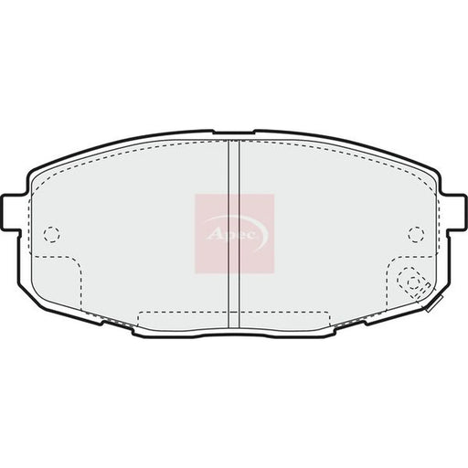 Apec Front Brake Pad Set PAD1350