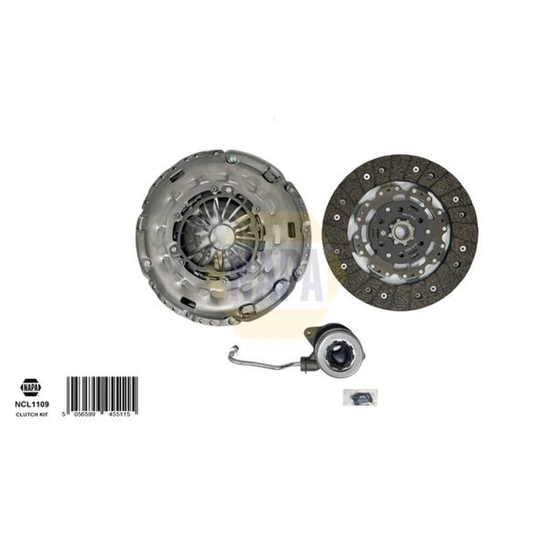 NAPA Clutch Kit Set 3pc fits Alfa Romeo 159 2009-2011 2.0