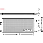 Denso Air Conditioning Condenser DCN20052