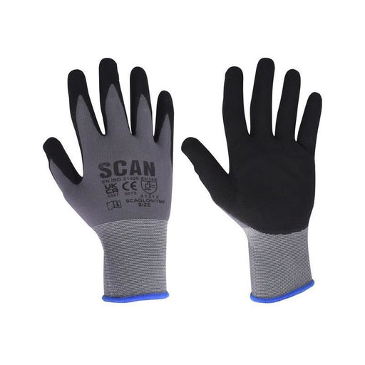 Scan Microfoam Nitrile Coated Gloves - XXL (Size 11) Scan - Dynamic Drive