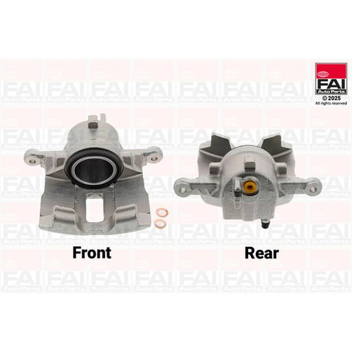 FAI Brake Caliper Assembly Front Left fits Nissan Almera 2000-2006 1.5 1.8 2.2