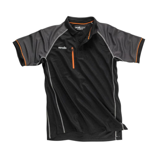 Scruffs Trade Active Polo Black L Scruffs - Dynamic Drive