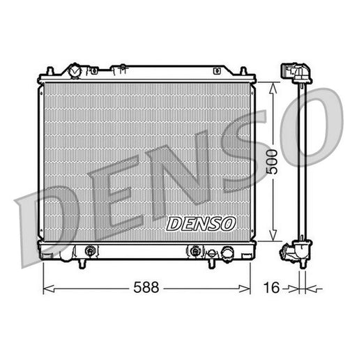 Denso Engine Radiator fits Mitsubishi Delica / Space Gear 1995-2002 2.0